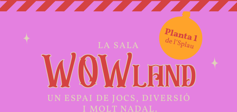 LA SALA WOWLAND UN ESPAI DE JOCS, DIVERSIÓ I MOLT NADAL